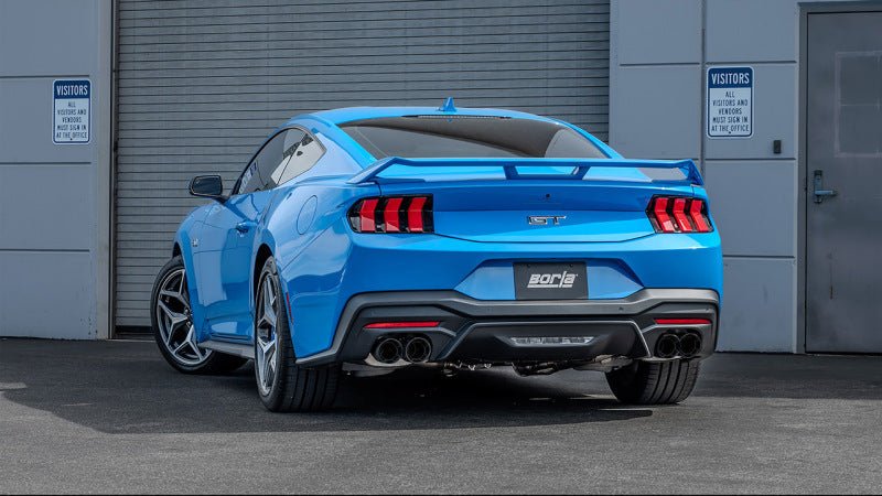 Borla 2024 Ford Mustang GT 5.0L V8 w/ Active Exhaust ATAK Cat-Back Exhaust System - Carbon Fiber-Catback-Borla