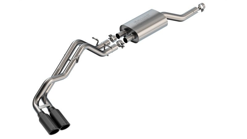Borla 2024+ Ford Ranger XLT S Type Catback System - Black Chrome-Catback-Borla
