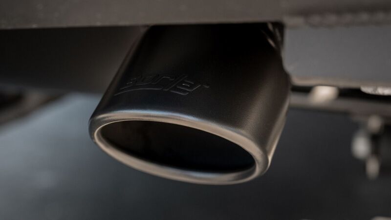 Borla 21-22 Ford Bronco 2.3L 4WD ATAK Axle Back Exhaust w/ Black Coated Tips-Axle Back-Borla