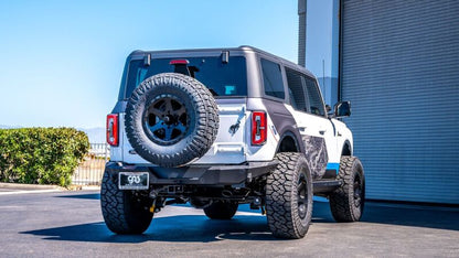 Borla 21-22 Ford Bronco 2.3L 4WD ATAK Axle Back Exhaust w/ Black Coated Tips-Axle Back-Borla