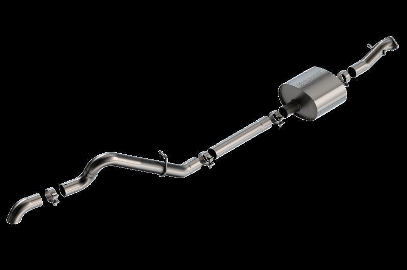 Borla 21-22 Ford Bronco 2.7L 2DR/4DR T-304 Stainless Steel Cat-Back S-Type Exhaust - Brushed-Catback-Borla