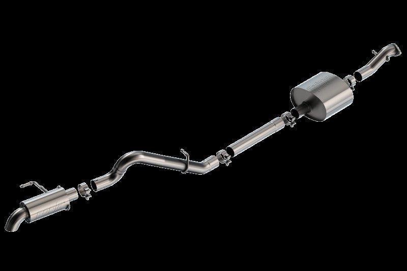 Borla 21-22 Ford Bronco 2.7L 2DR/4DR T-304 Stainless Steel Cat-Back Touring Exhaust - Brushed-Catback-Borla