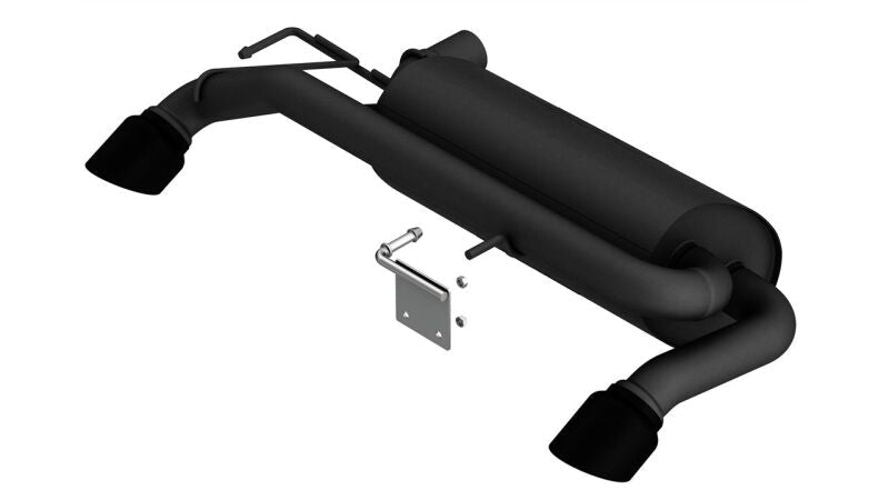 Borla 21-22 Ford Bronco 2.7L V6 4WD ATAK Axle Back Exhaust w/ Black Coated Tips-Axle Back-Borla