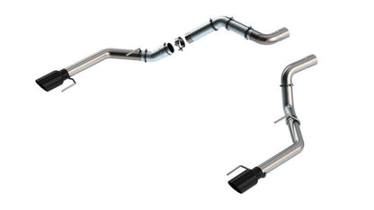 Borla 21-23 Ford Raptor 3in Tail Pipe Kit 4.5in Tip - Black Chrome-Tips-Borla