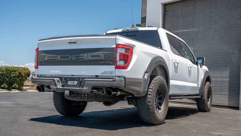 Borla 21-23 Ford Raptor 3in Tail Pipe Kit 4.5in Tip - Black Chrome-Tips-Borla