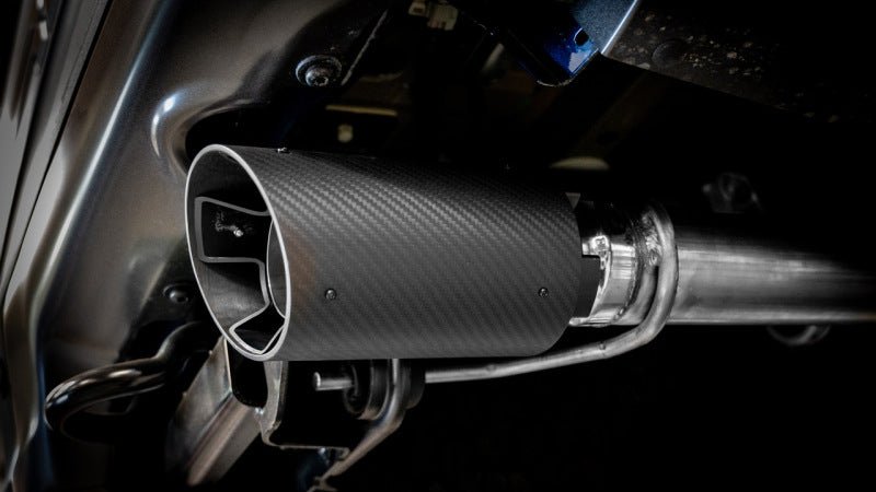 Borla 21-23 Ford Raptor 3in Tail Pipe Kit 4.5in Tip - Carbon Fiber Black Anodized-Tips-Borla