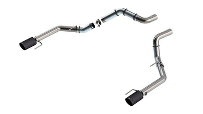 Borla 21-23 Ford Raptor 3in Tail Pipe Kit 4.5in Tip - Carbon Fiber Black Anodized-Tips-Borla