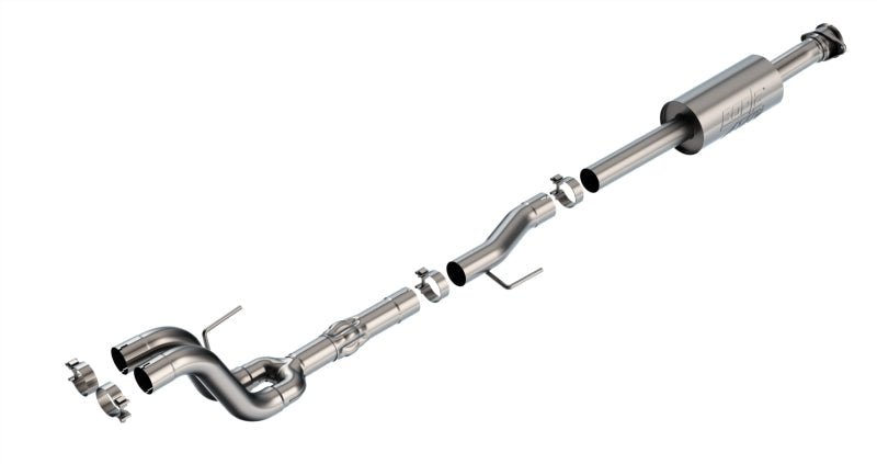 Borla 21-23 Ford Tremor 3.5L V6 AT 4WD 4DR CC SB 3in ATAK Mid-Section Exhaust-Connecting Pipes-Borla