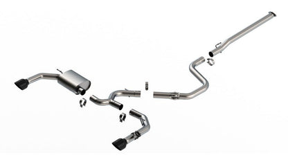 Borla 22-23 Hyundai Elantra N 2.0L 4 CYL. Turbo AT/MT ATAK Catback Exhaust Black Chrome-Catback-Borla