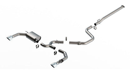 Borla 22-23 Hyundai Elantra N 2.0L 4 CYL. Turbo AT/MT ATAK Catback Exhaust Bright Chrome-Catback-Borla