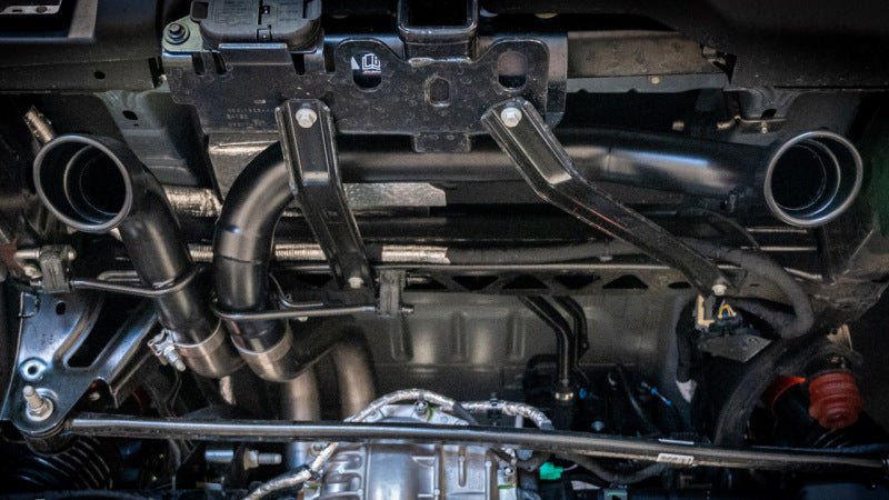 Borla 22-24 Ford Bronco Raptor V6 Turbo AT 2WD / 4WD ATAK Catback Exhaust w/ 4in Black Coated Tips-Catback-Borla