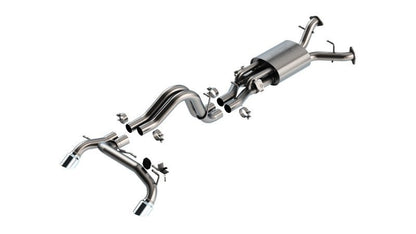 Borla 22-24 Ford Bronco Raptor V6 Turbo AT 2WD / 4WD ATAK Catback Exhaust w/ 4in Chrome Tips-Catback-Borla