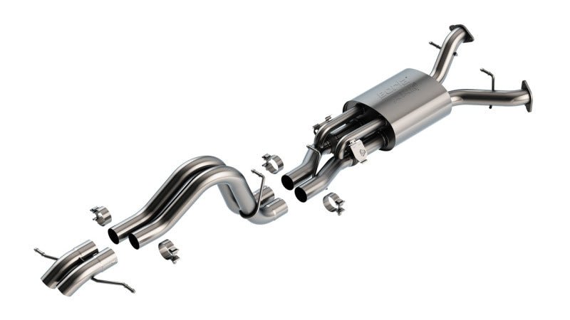 Borla 22-24 Ford Bronco Raptor V6 Turbo AT 2WD / 4WD ATAK Catback Exhaust w/ Turndown Tips-Catback-Borla