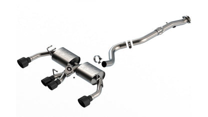 Borla 23-24 Toyota GR Corolla ATAK Cat Back System w/ Black Tips-Catback-Borla