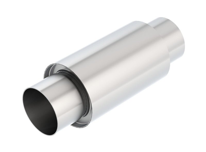 Borla 3 -1/2in In/Out x 5in Round x 8in Long XR-1 Sportsman Shorty Racing Muffler-Muffler-Borla