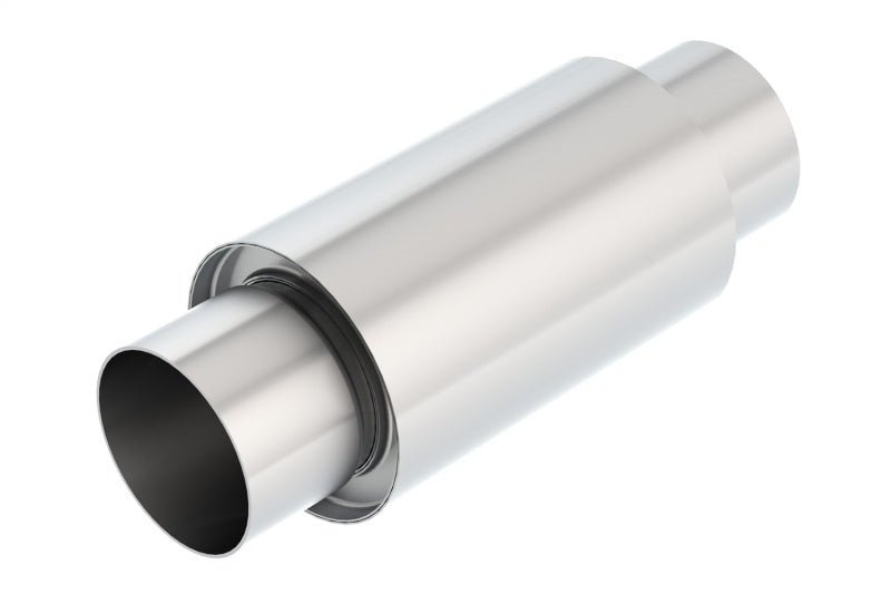 Borla 3 -1/2in In/Out x 5in Round x 8in Long XR-1 Sportsman Shorty Racing Muffler-Muffler-Borla