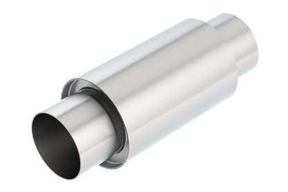 Borla 3 -1/2in In/Out x 5in Round x 8in Long XR-1 Sportsman Shorty Racing Muffler-Muffler-Borla