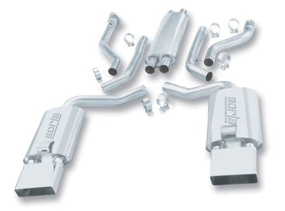 Borla 92-96 Chevrolet Corvette Hatchback/Conv 5.7L 8cyl 4/6 Spd Touring SS Catback Exhaust-Catback-Borla