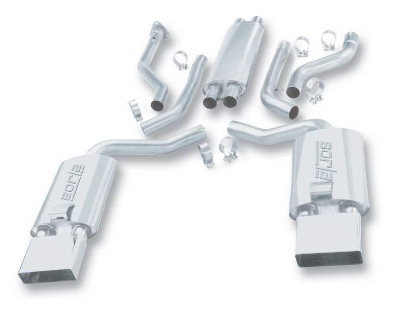 Borla 92-96 Chevrolet Corvette Hatchback/Conv 5.7L 8cyl 4/6 Spd Touring SS Catback Exhaust-Catback-Borla