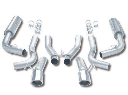 Borla 96-02 Viper GTS/R/T-10 Coupe/Convertible 2dr w/ 2.5in Inlets SS Catback Exhaust System-Catback-Borla