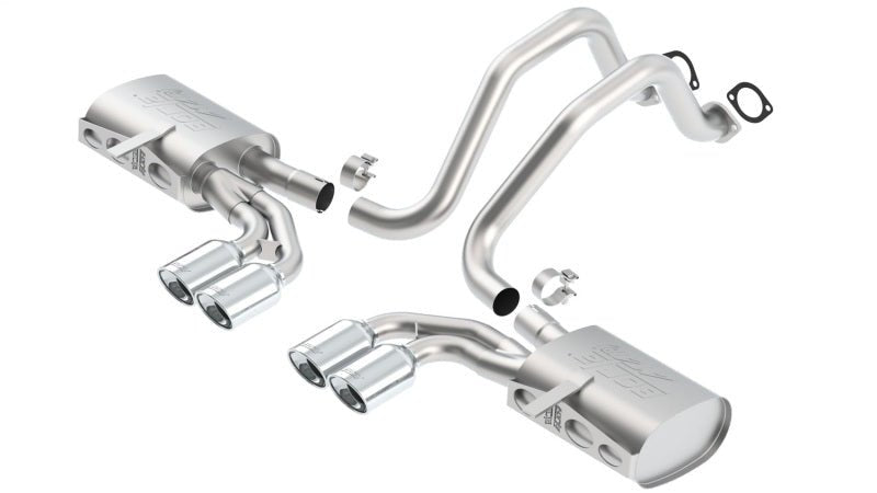 Borla 97-04 Chevrolet Corvette 5.7L 8cyl ATAK SS Catback Exhaust-Catback-Borla