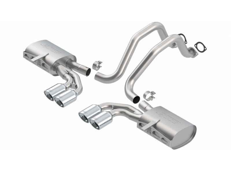 Borla 97-04 Chevrolet Corvette 5.7L 8cyl Touring SS Catback Exhaust-Catback-Borla