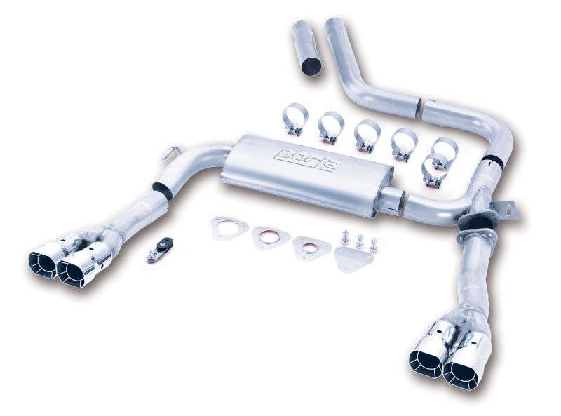 Borla 98-01 CAMARO/TRANS AM 5.7L V8 AT/MT Catback Exhaust Quad Tips-Catback-Borla