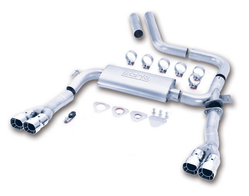 Borla 98-01 CAMARO/TRANS AM 5.7L V8 AT/MT Catback Exhaust Quad Tips-Catback-Borla