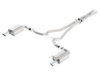 Borla Atak S Cat-Back 15-17 Ford Mustang GT 5.0L V8 MT/AT 2.5in pipe 4in tip-Catback-Borla