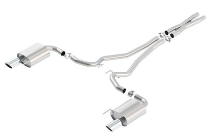Borla Atak S Cat-Back 15-17 Ford Mustang GT 5.0L V8 MT/AT 2.5in pipe 4in tip-Catback-Borla