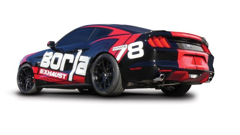 Borla Atak S Rear Section 15-17 Ford Mustang GT 5.0L V8 MT/AT 2.5in pipe 4in tip-Catback-Borla