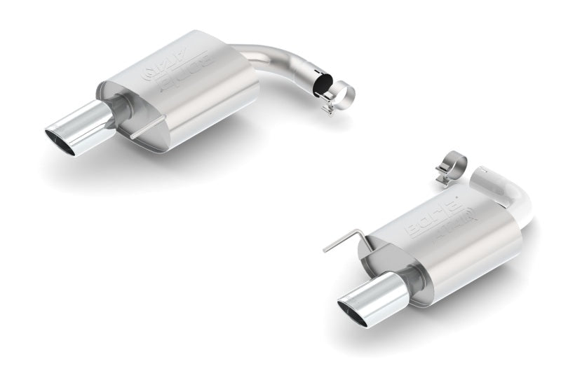 Borla Atak S Rear Section 15-17 Ford Mustang GT 5.0L V8 MT/AT 2.5in pipe 4in tip-Catback-Borla