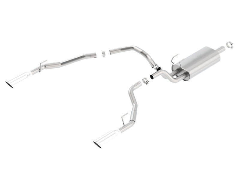 Borla Cat-Back Touring 09-15 Ram 1500 5.7L EC SB Truck Single Spilt Rear Exit Through Bumper-Catback-Borla