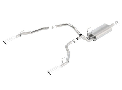 Borla Cat-Back Touring 09-15 Ram 1500 5.7L EC SB Truck Single Spilt Rear Exit Through Bumper-Catback-Borla