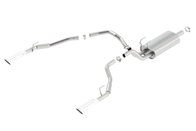 Borla Cat-Back Touring 09-15 Ram 1500 5.7L EC SB Truck Single Spilt Rear Exit Through Bumper-Catback-Borla