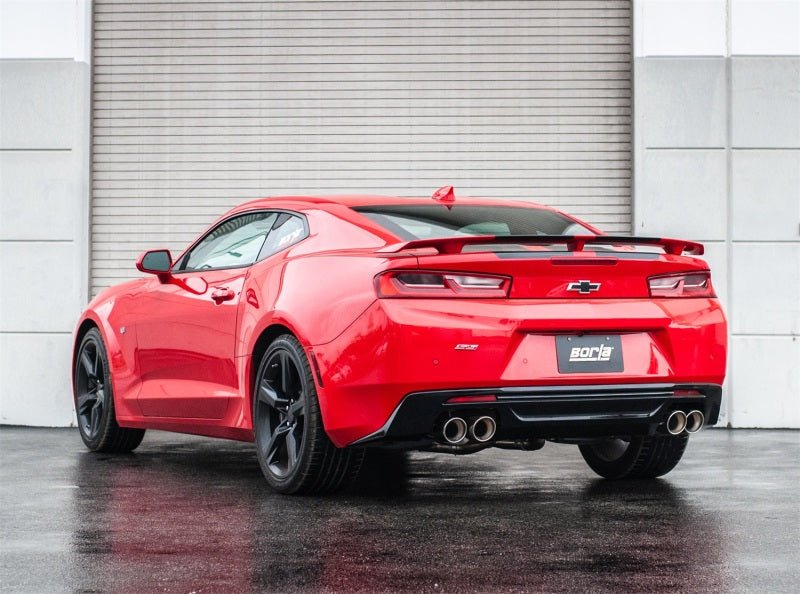 Borla Chevy 16-17 Camaro 6.2L ATAK Catback w/ Dual Tips (NPP) Dual Split Rear Exit-Catback-Borla