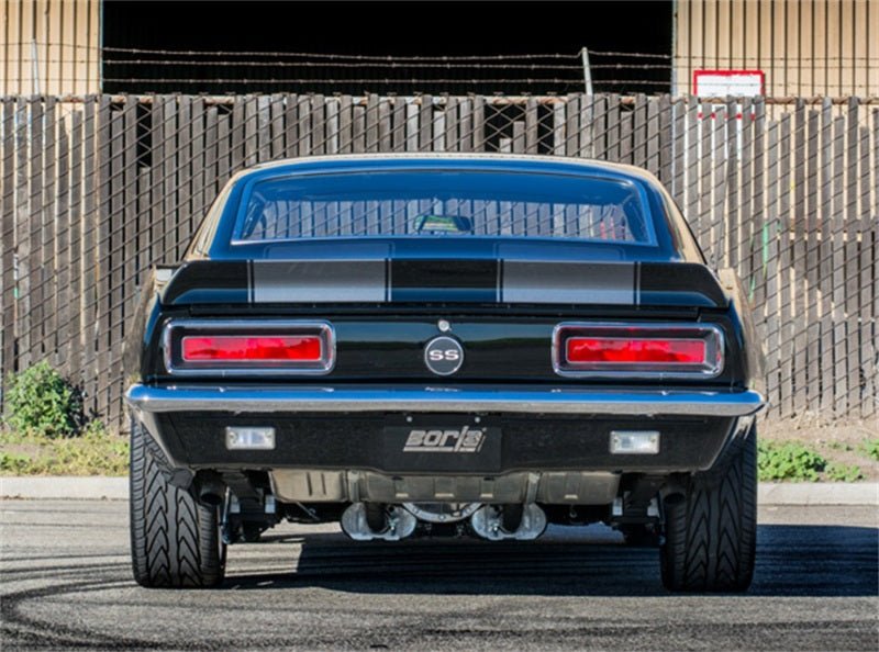 Borla CrateMuffler BBC 396/402/427 ATAK 2.5 inch ID Offset/Center 14in x 4.35in x 9in Oval Muffler-Muffler-Borla