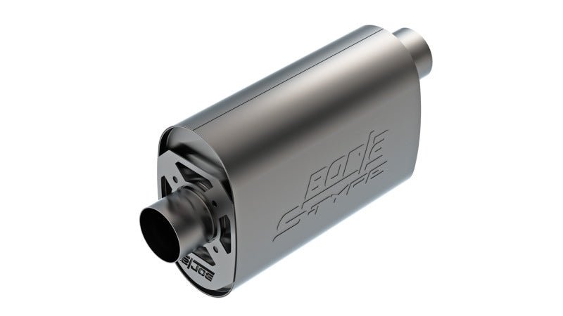 Borla CrateMuffler LS3 3in Offset/Center 14in x 4.35in x 9.10in Oval Muffler S-Type-Muffler-Borla
