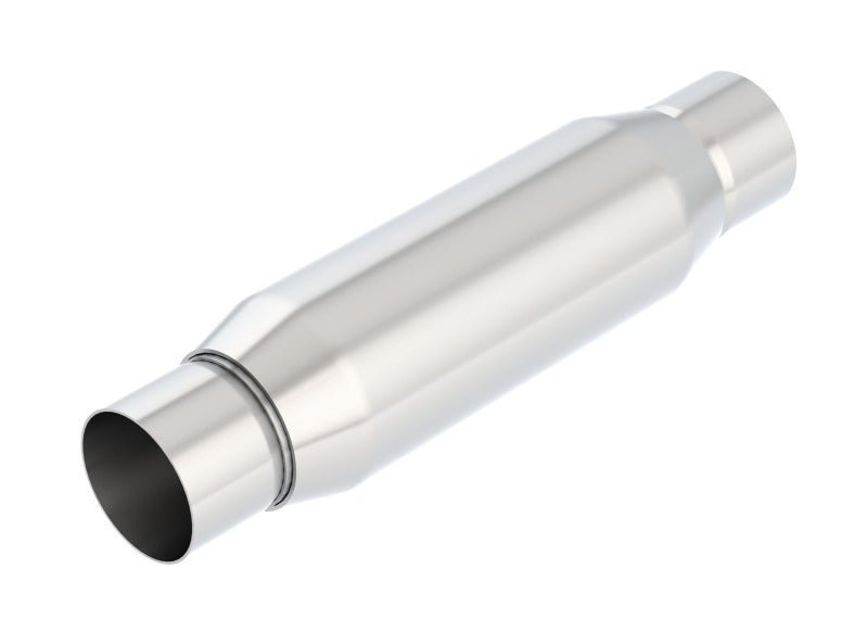 Borla CrateMuffler Resonator Option 2.5in Center/Center 3.5in Round x 10in-Muffler-Borla