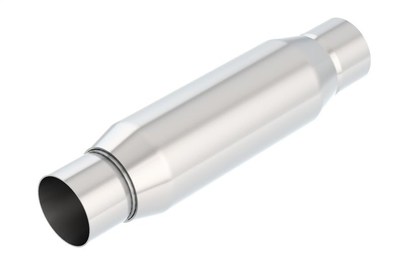 Borla CrateMuffler Resonator Option 2.5in Center/Center 3.5in Round x 10in-Muffler-Borla