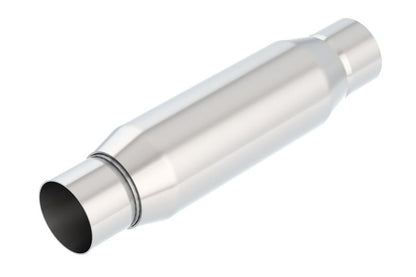 Borla CrateMuffler Resonator Option 2.5in Center/Center 3.5in Round x 10in-Muffler-Borla