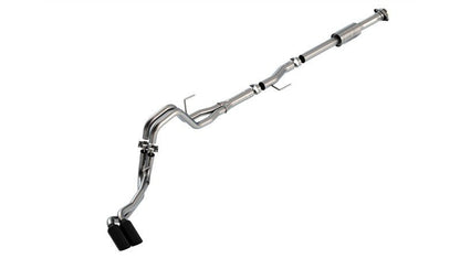 Borla F-150 2021 2.7L/3.5L 4dr CC SB EC STB Lari/King R/Plinum/LTD 3/2.25 DSE CB AK BLK CHR Tips-Catback-Borla