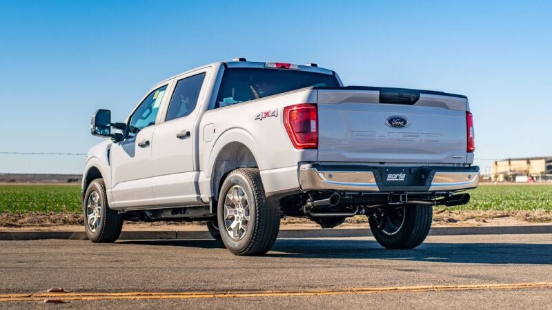 Borla F-150 2021 2.7L/3.5L 4dr CC SB EC STB Lar/KingR/Plnm/LTD 3/2.25 SRE CB Touring BLK CHR Tips-Catback-Borla