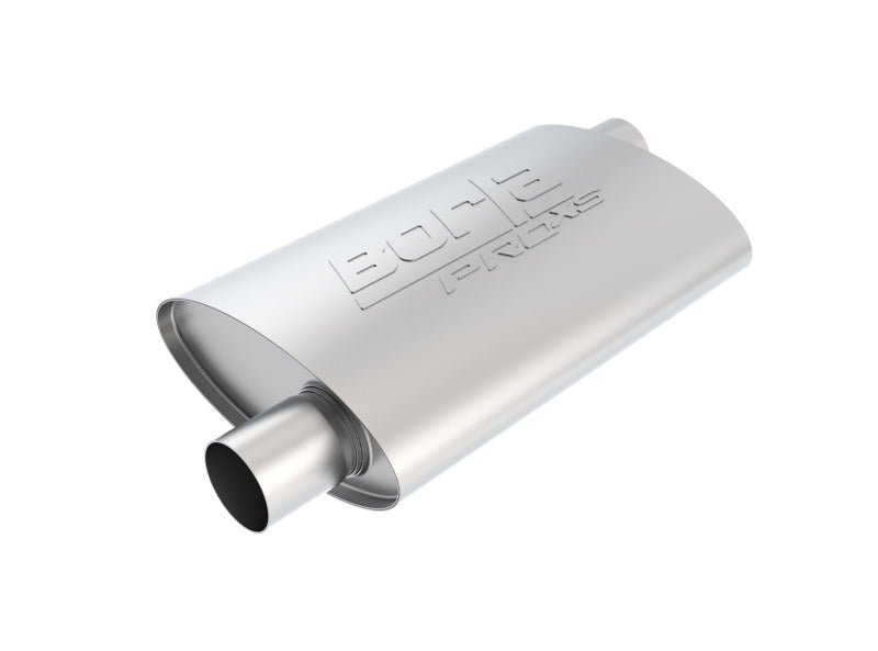 Borla Pro-XS 2.25in Tubing 14in x 4in x 9.5in Oval Offset/Offset Muffler-Muffler-Borla