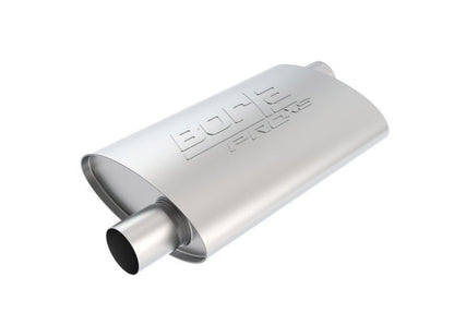 Borla Pro-XS 2.25in Tubing 14in x 4in x 9.5in Oval Offset/Offset Muffler-Muffler-Borla
