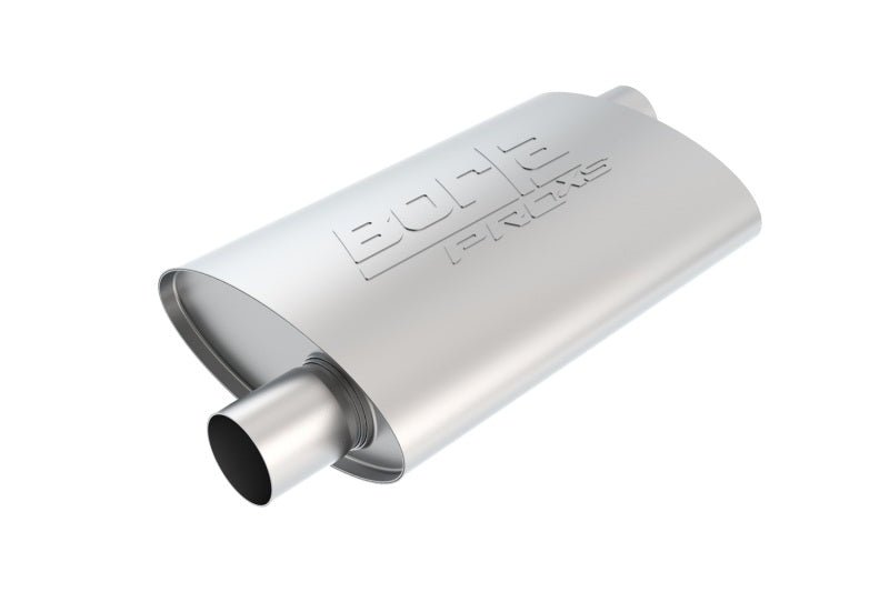 Borla Pro-XS 2.25in Tubing 14in x 4in x 9.5in Oval Offset/Offset Muffler-Muffler-Borla