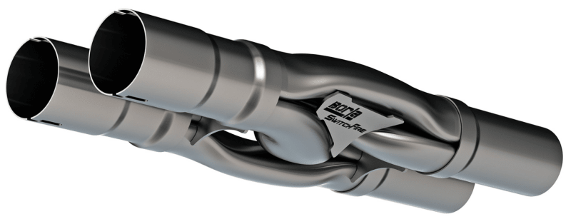 Borla SwitchFire X-pipe 2.5I.D. INLETS 2.5in. O.D. OUTLETS Notched-Connecting Pipes-Borla