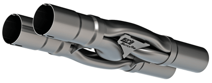 Borla SwitchFire X-pipe 2.5I.D. INLETS 2.5in. O.D. OUTLETS Notched-Connecting Pipes-Borla