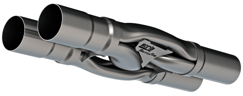 Borla SwitchFire X-pipe 2.5I.D. INLETS 2.5in. O.D. OUTLETS Un-Notched-Connecting Pipes-Borla