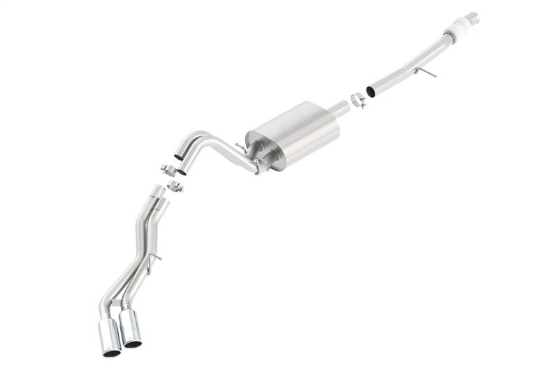 Borla Touring Cat Back 15-16 Chevy Suburban 5.3L V8 2.75in, 2.25in Dual Same Side Exit 4in Tips-Catback-Borla